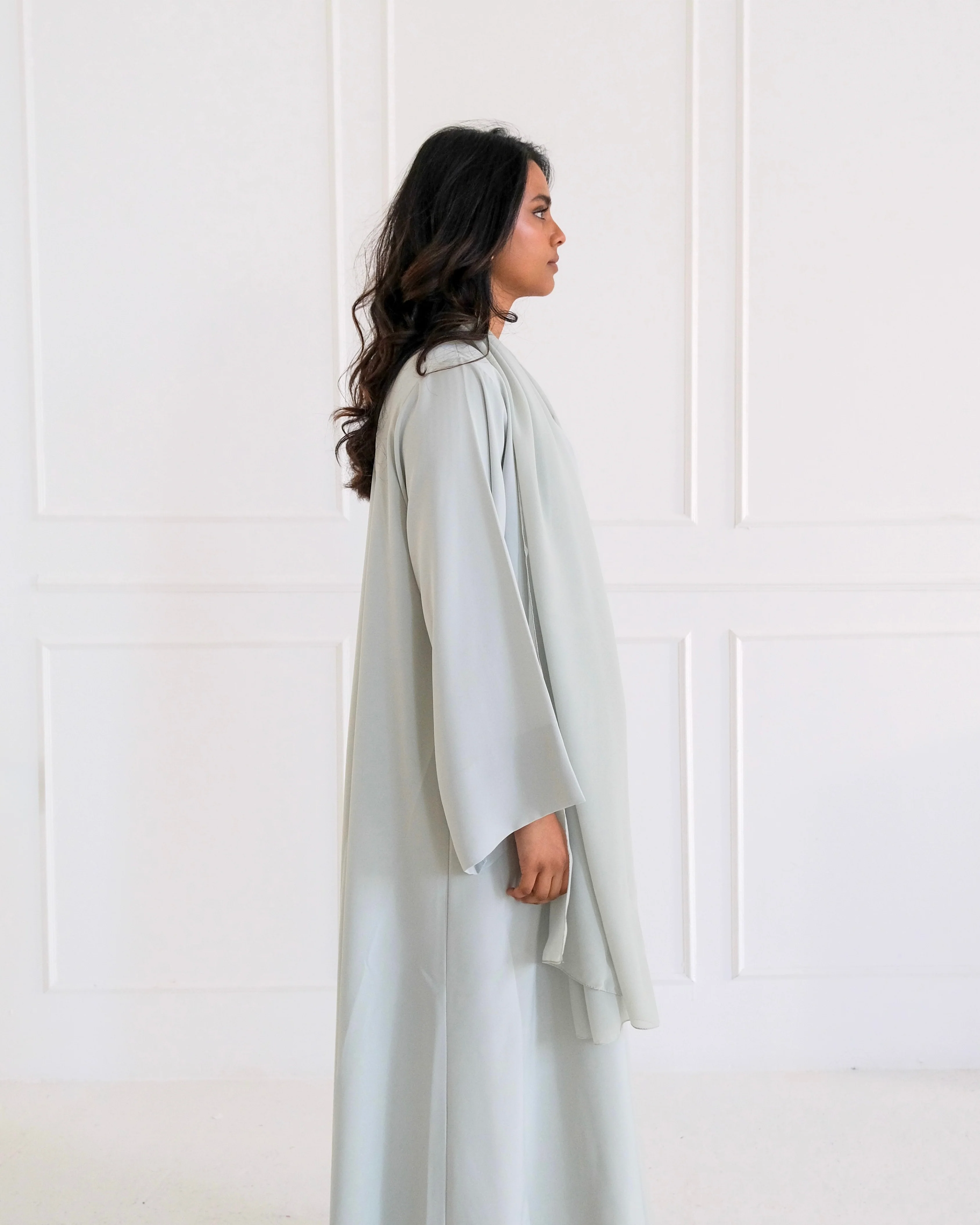 Mint Green Abaya - Image 4