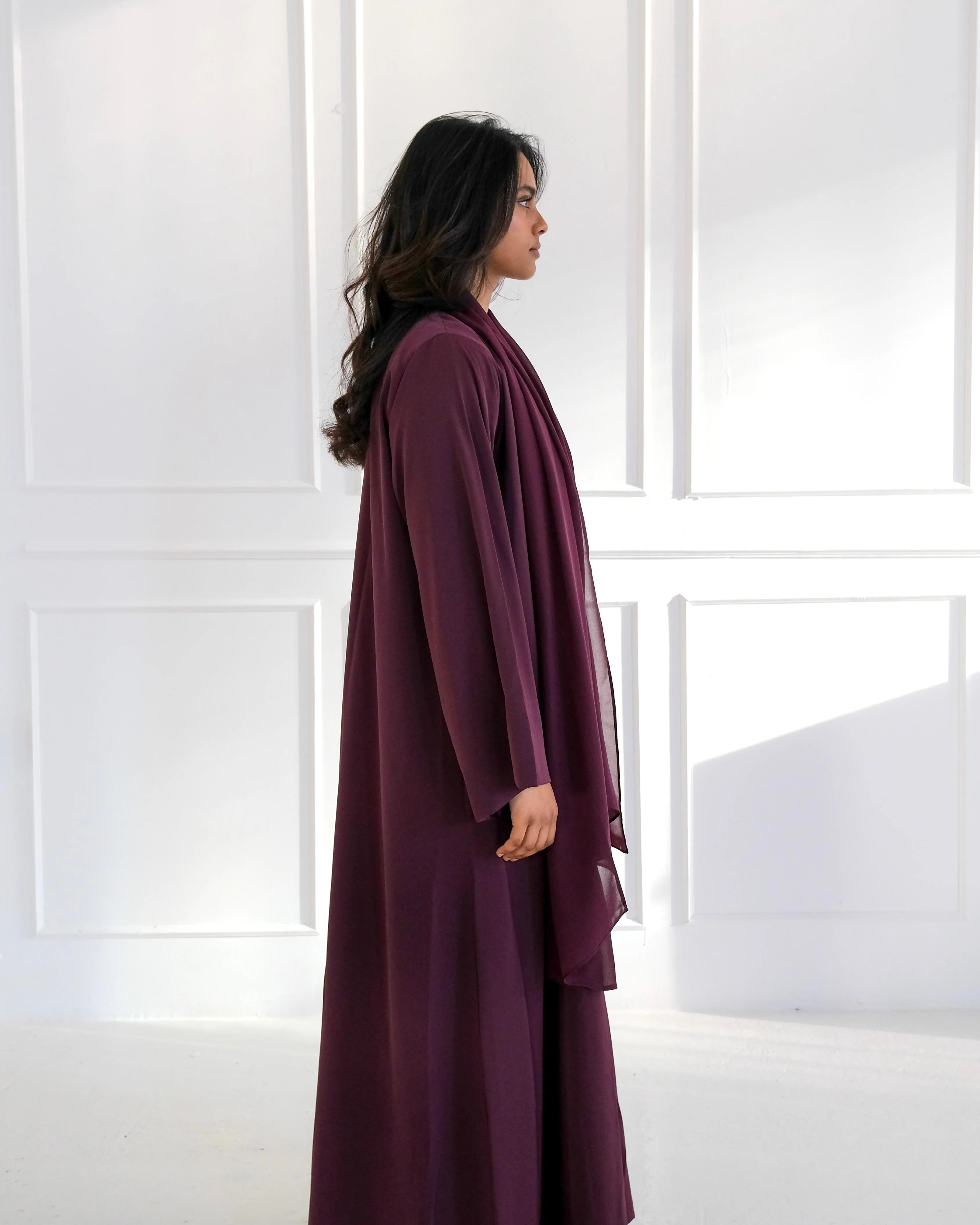 Plum Purple Abaya - Image 5