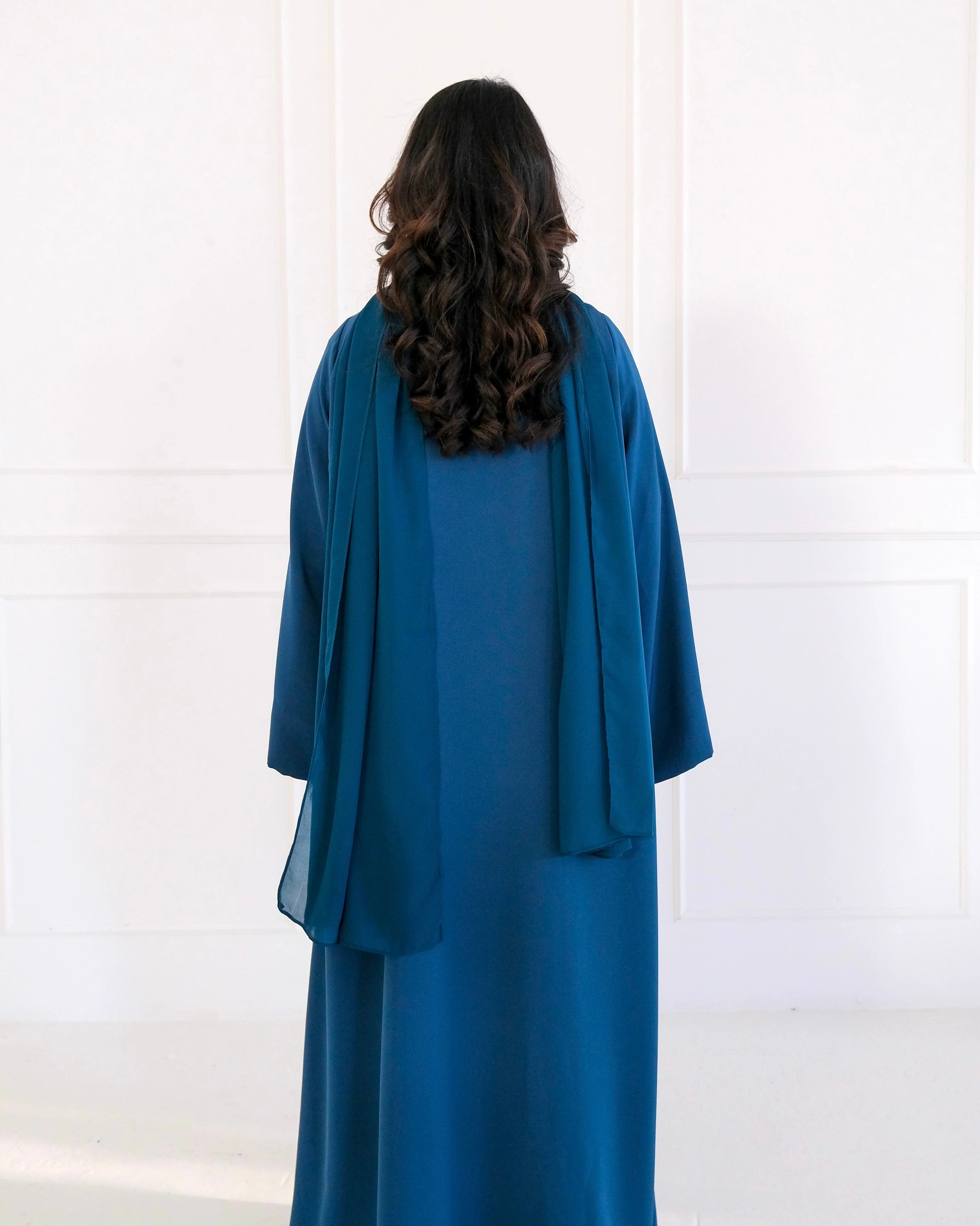 Teal Blue Abaya - Image 5