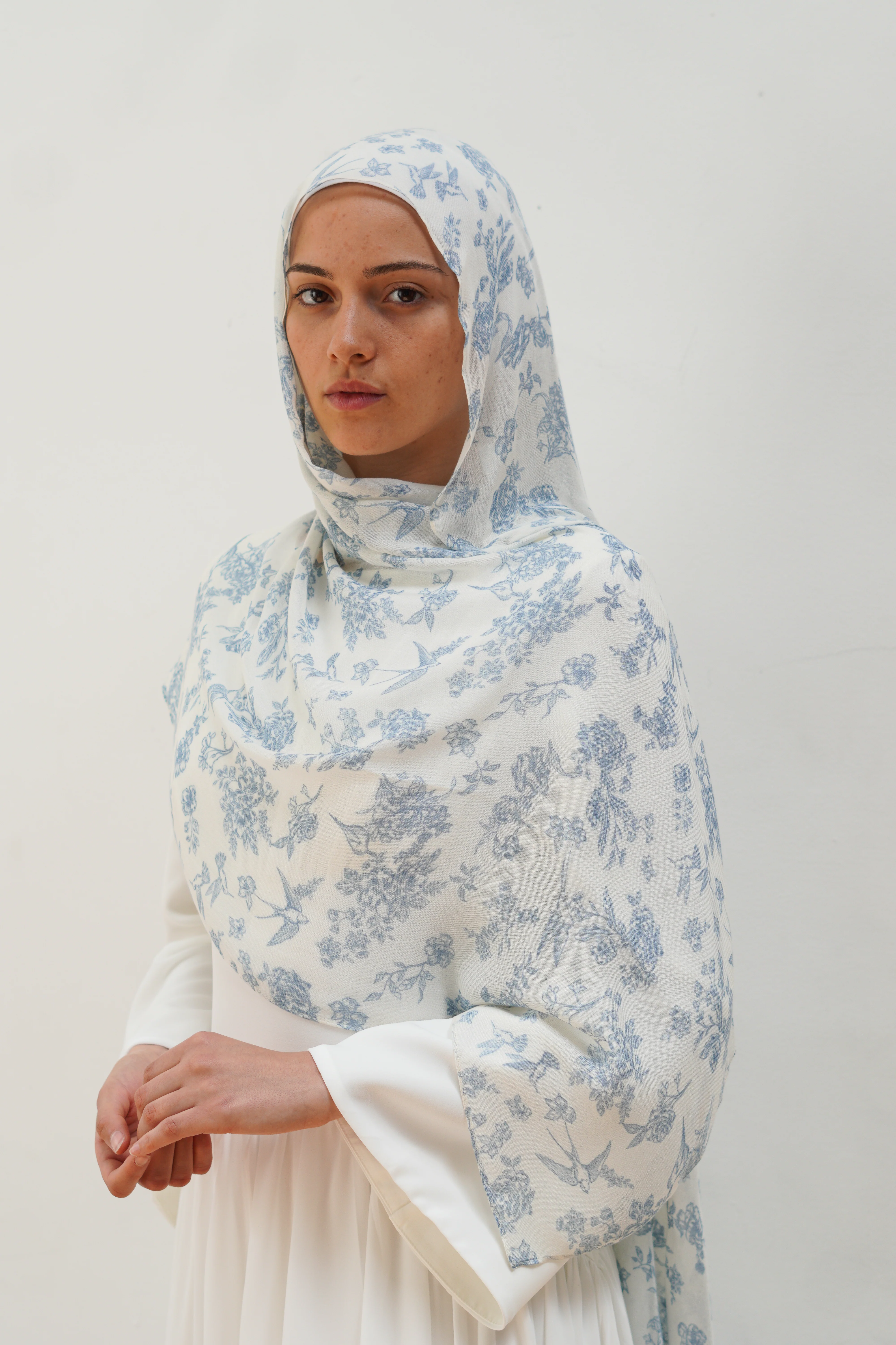 The Chambray Toile Modal Hijab - Image 3