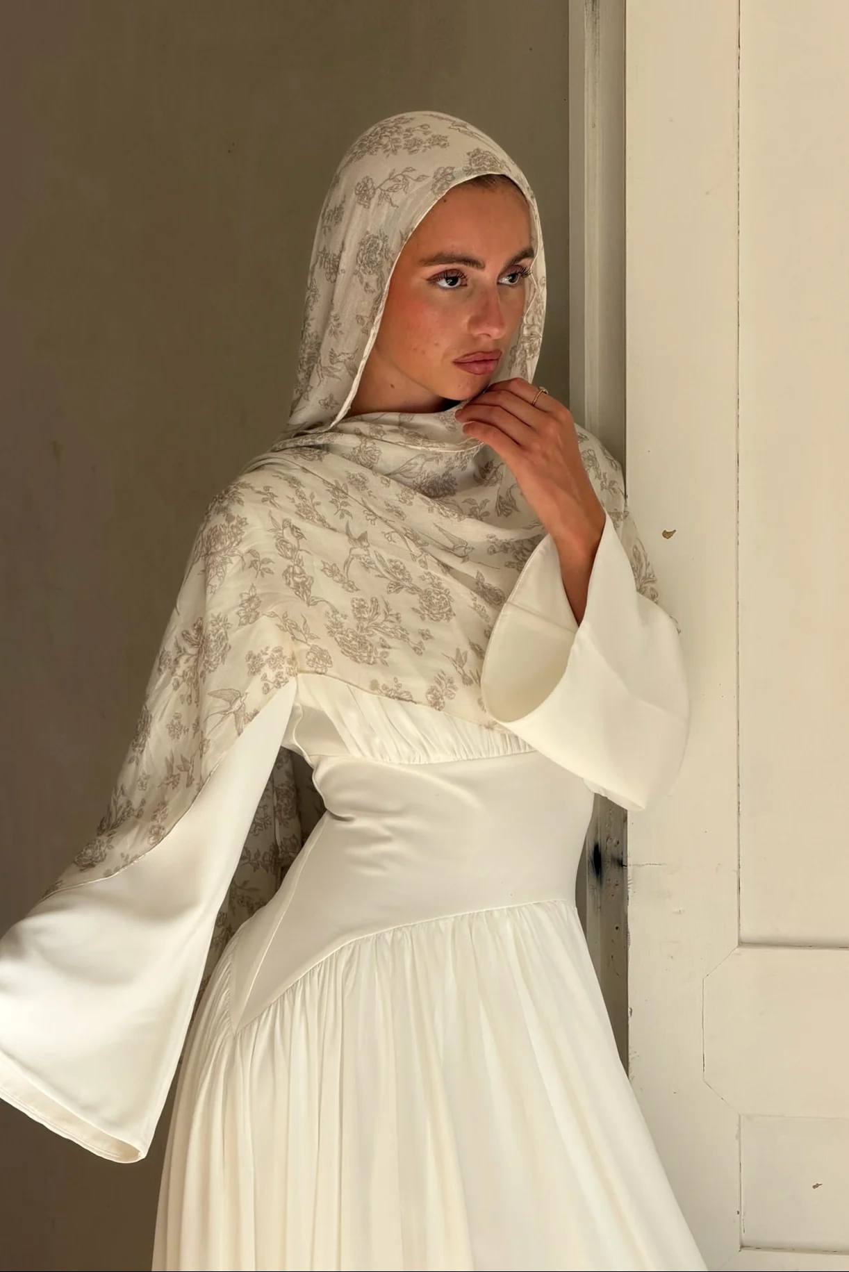 The Praline Toile Modal Hijab - Image 5